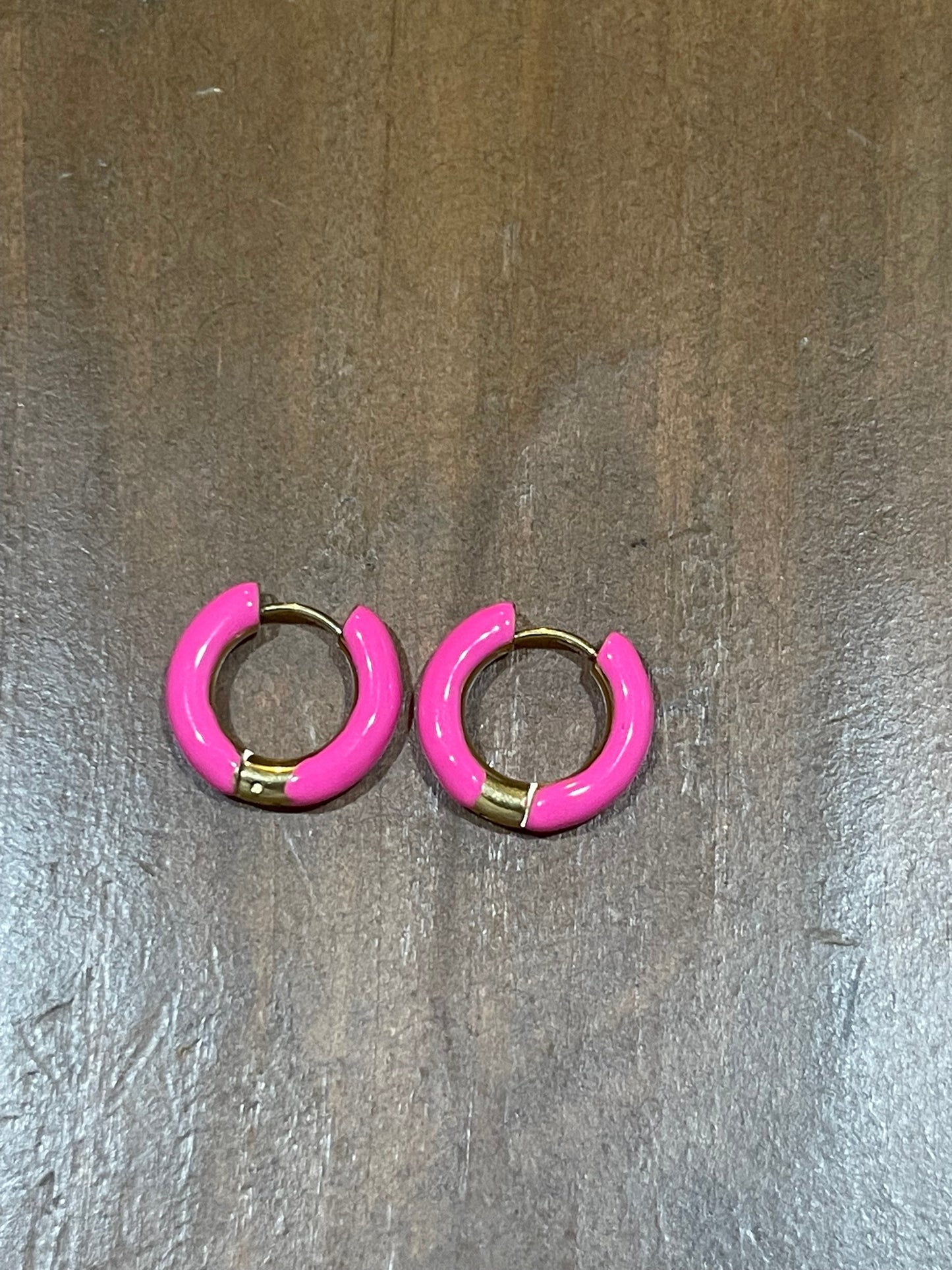 bold colorful hoops