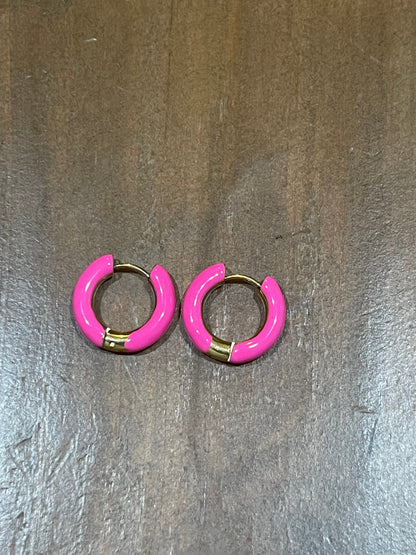 bold colorful hoops