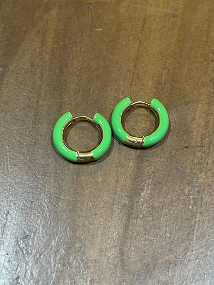 bold colorful hoops