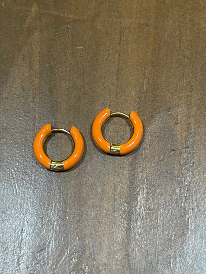 bold colorful hoops
