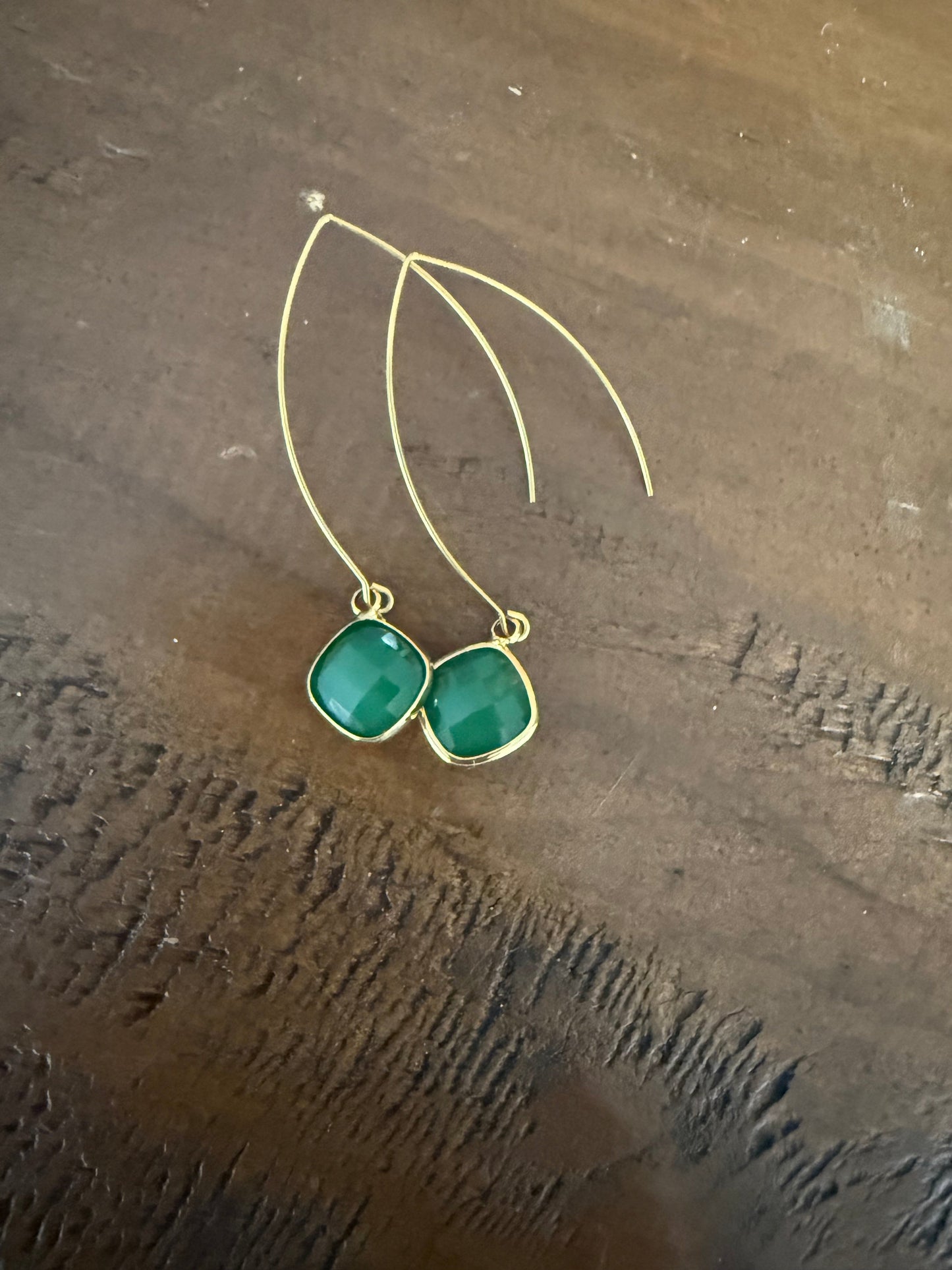 large gold teardrop marquis earrings