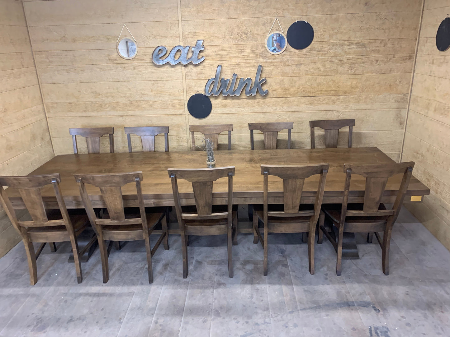 Panel Back Chair