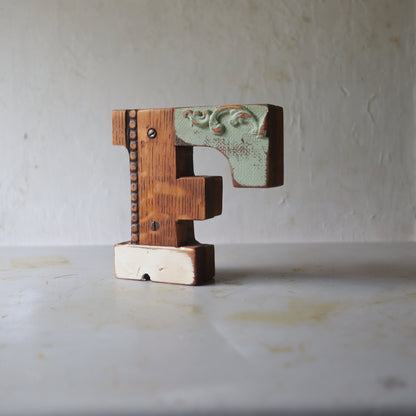 Reclaimed Wooden Letters