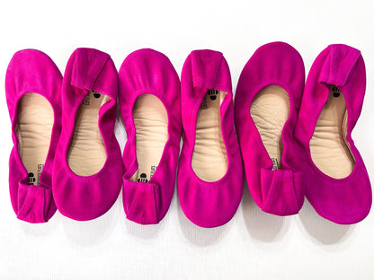 Fuchsia Suede