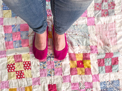 Fuchsia Suede
