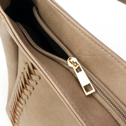 The Harper | Cross Stitch Messenger Bag