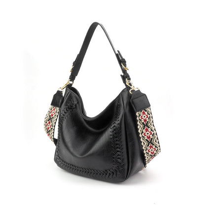 The Harper | Cross Stitch Messenger Bag