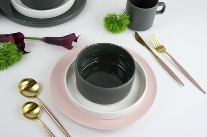 Pink and Gold Obelisk Flatware-20 Pieces