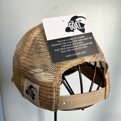 Mommin' distressed snapback mesh hat