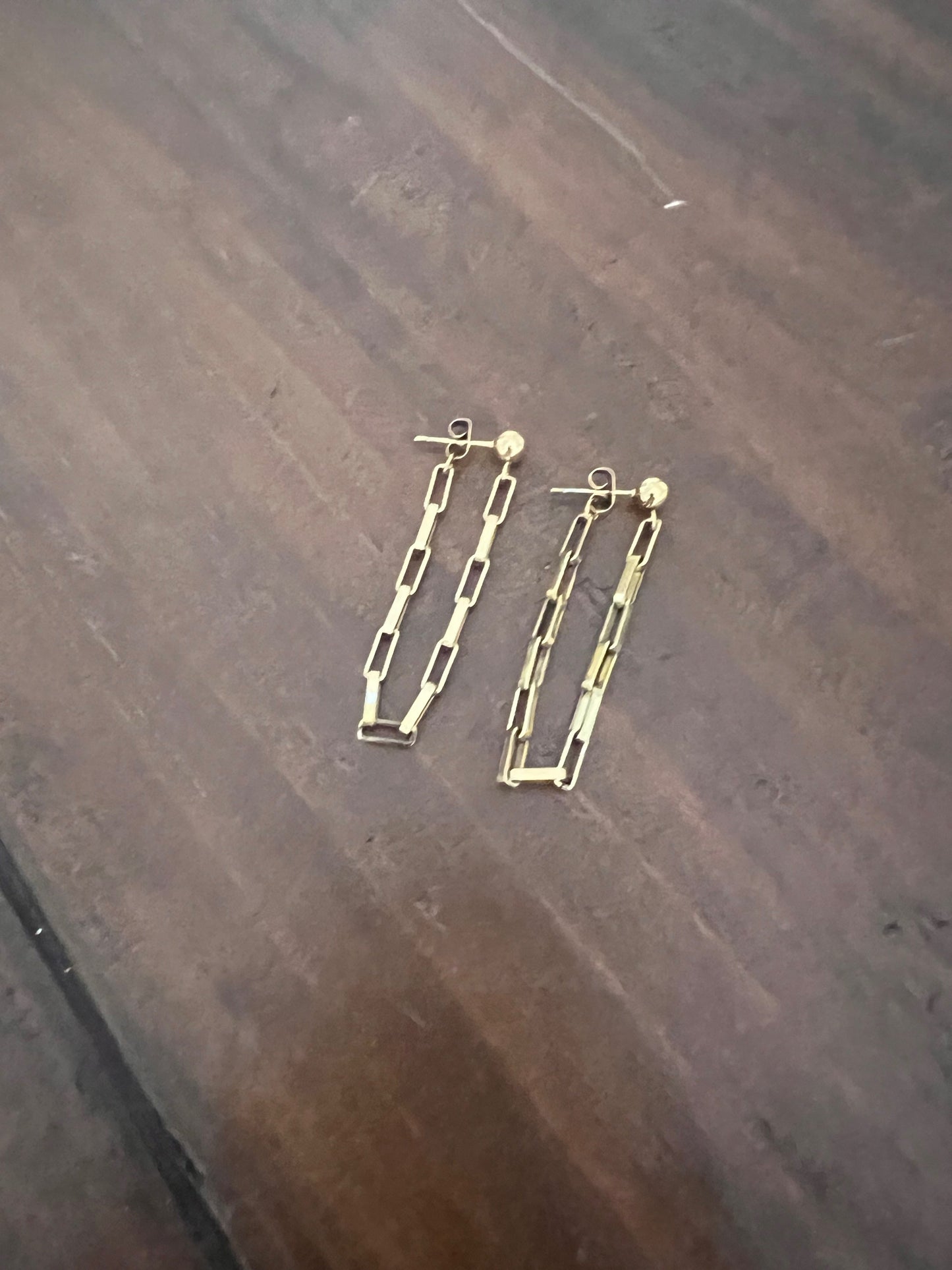 long drop chain hoops