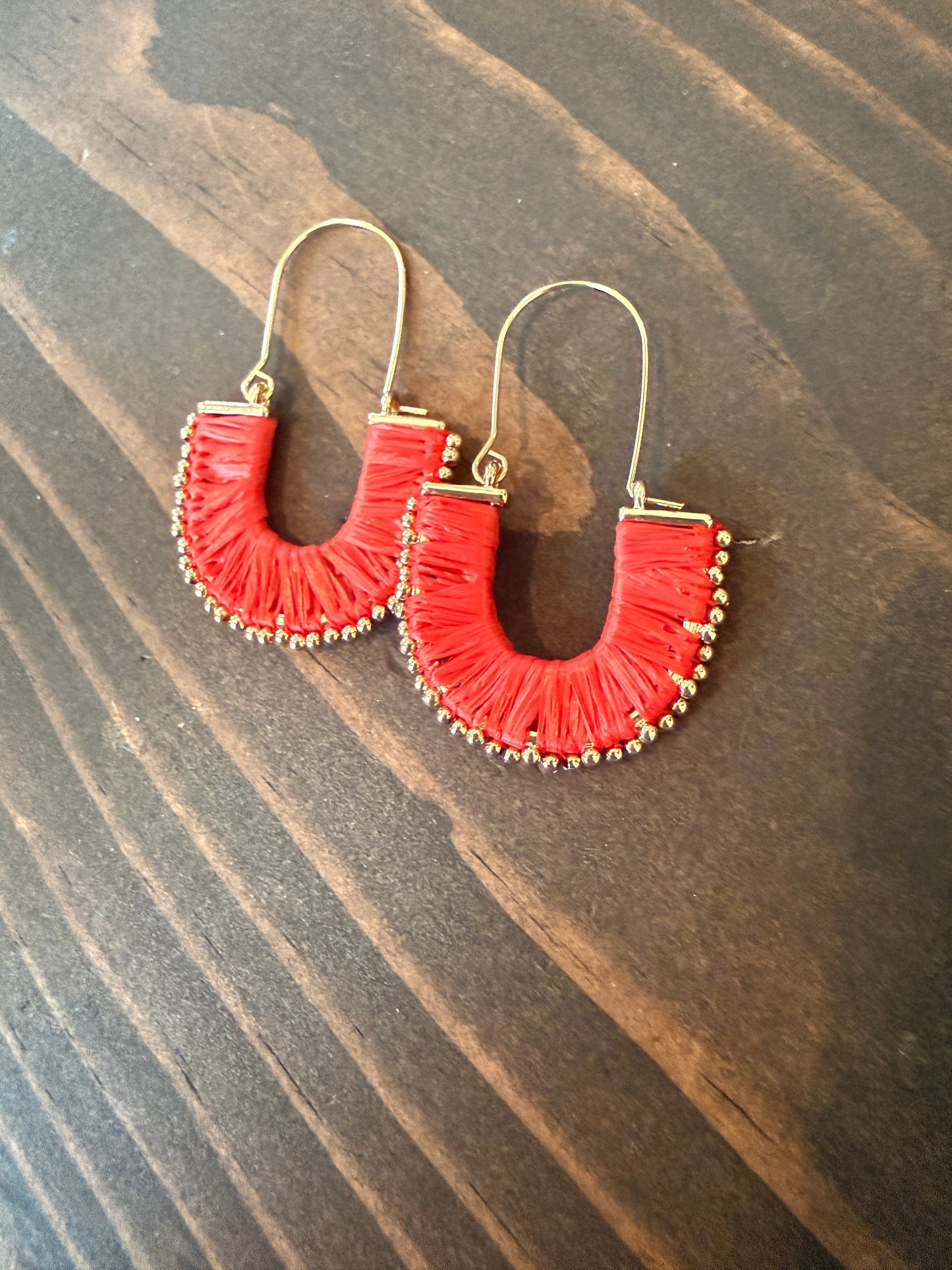 colorful woven wrapped hoops