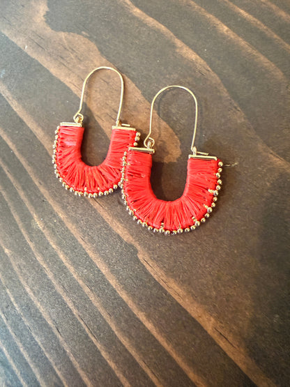 colorful woven wrapped hoops