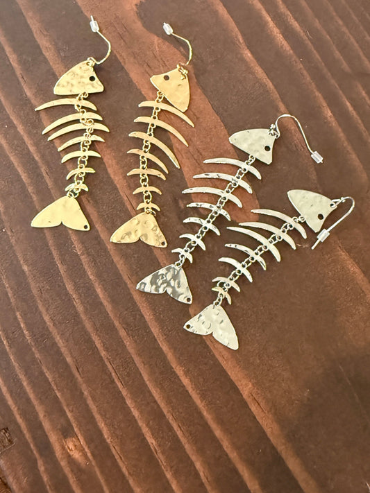 fish dangle earrings