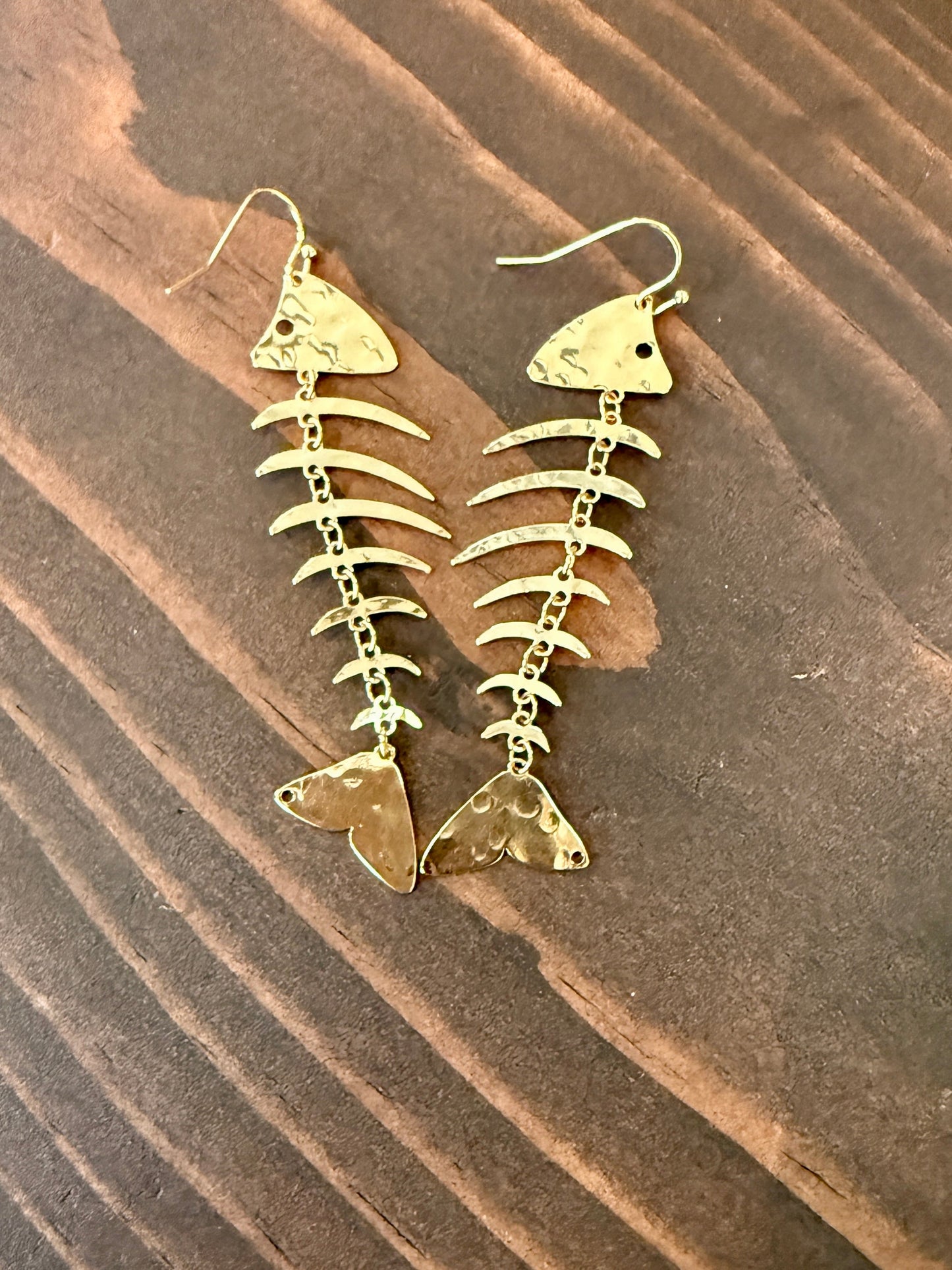 fish dangle earrings