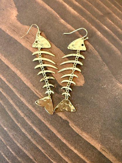 fish dangle earrings