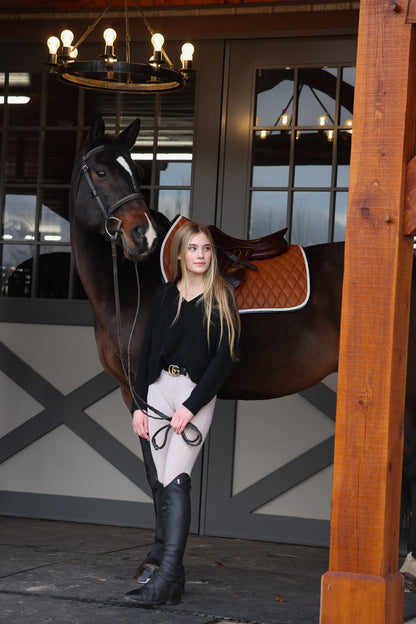 Jump Saddle Pad | Cognac