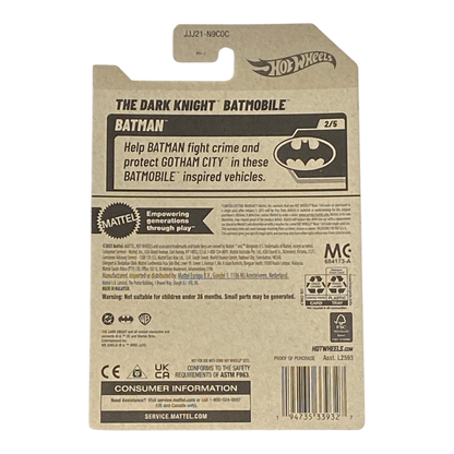 Hot Wheels Dark Knight Batmobile | Batman Series 2/5