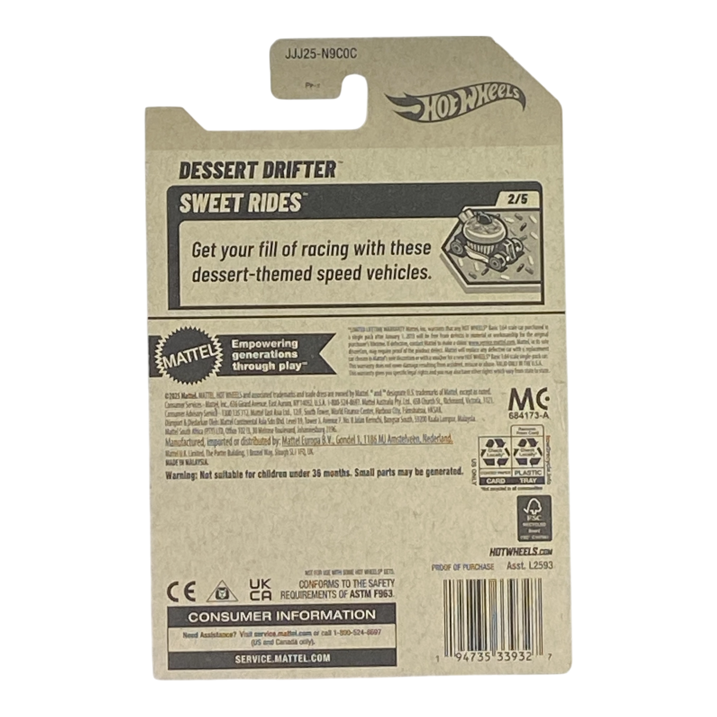 Hot Wheels Dessert Drifter | Sweet Rides Series 2/5