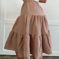 Holly Tiered Midi Skirt
