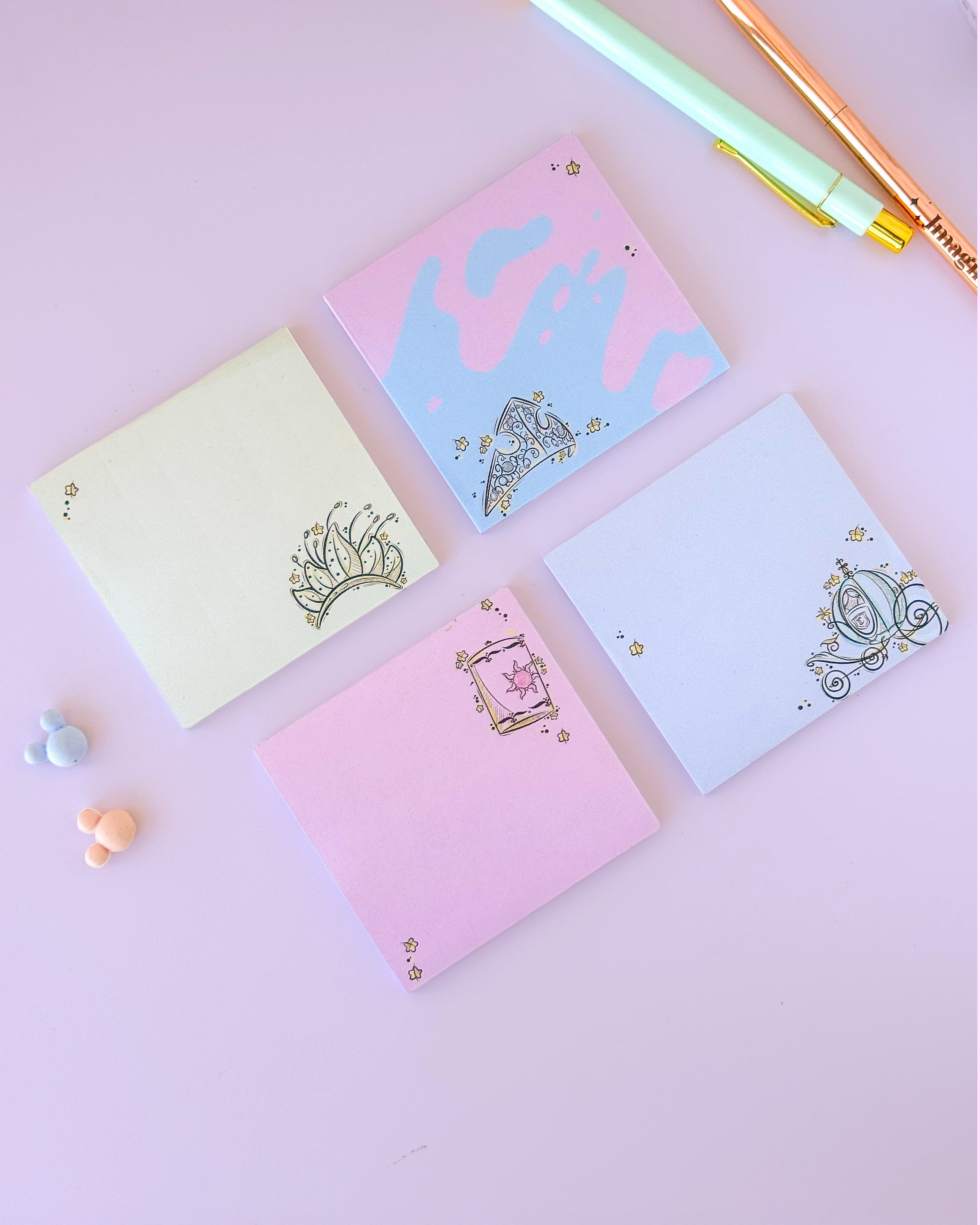 Tiana Crown Princess Sketch Post It