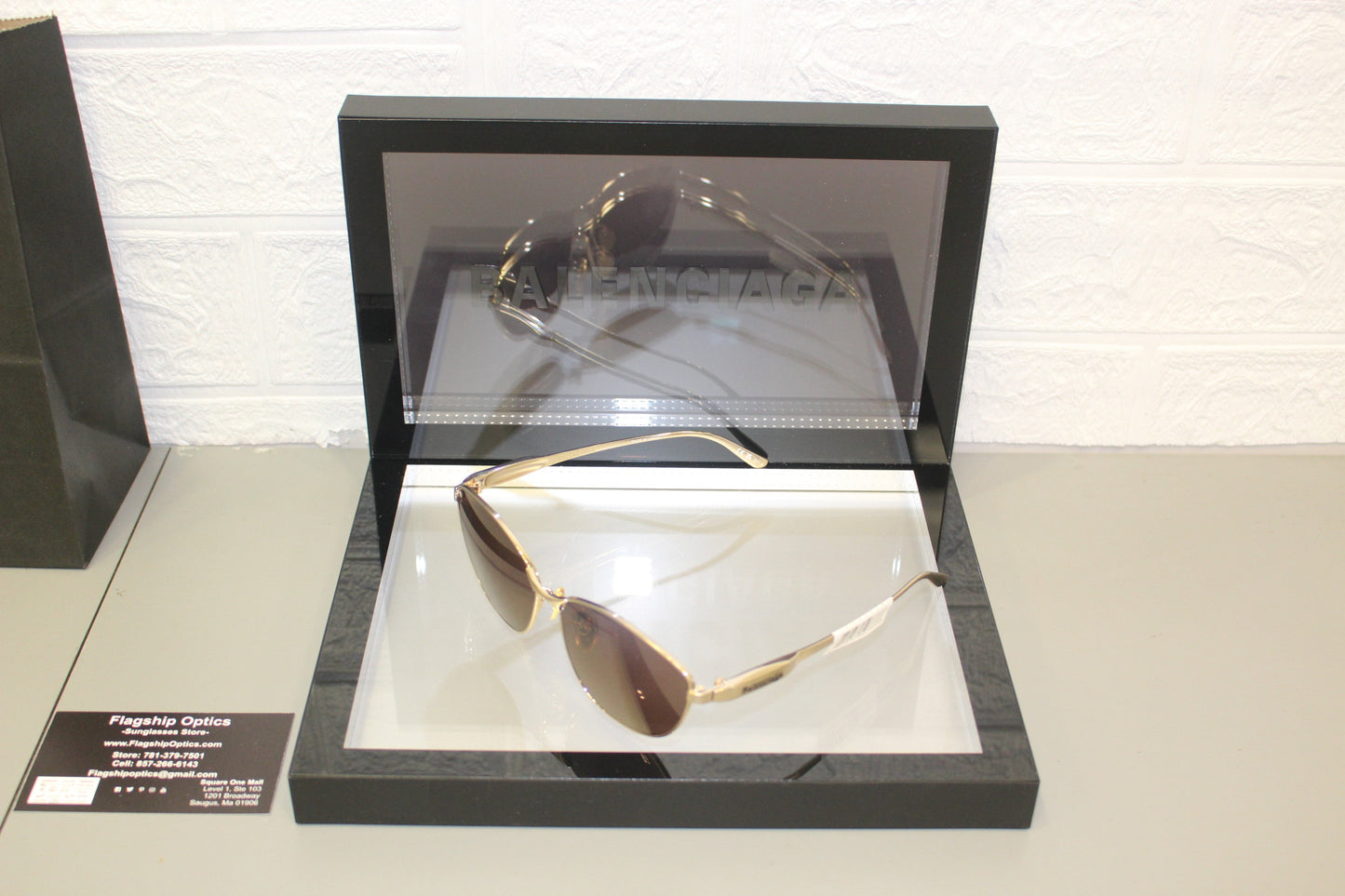 Balenciaga BB0358SK-003 Women’s Sunglasses – Metal Frame, 62mm