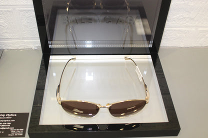 Balenciaga BB0358SK-003 Women’s Sunglasses – Metal Frame, 62mm