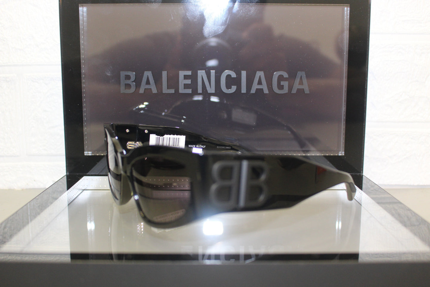 Balenciaga BB0321S-001 Women’s Sunglasses – Recycled Acetate, 57mm