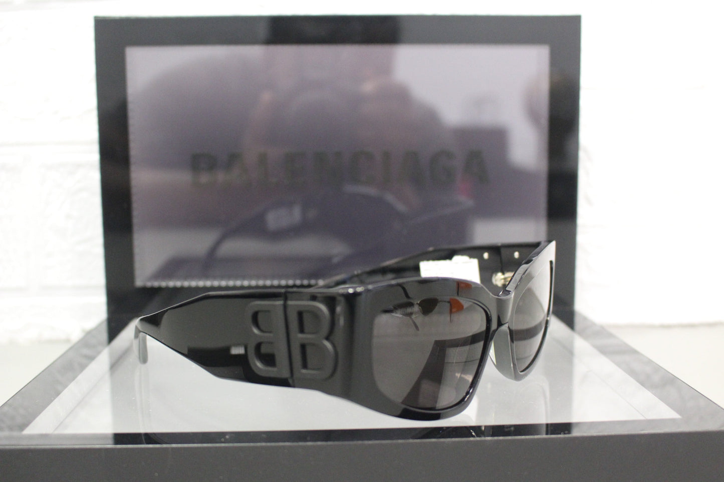 Balenciaga BB0321S-001 Women’s Sunglasses – Recycled Acetate, 57mm