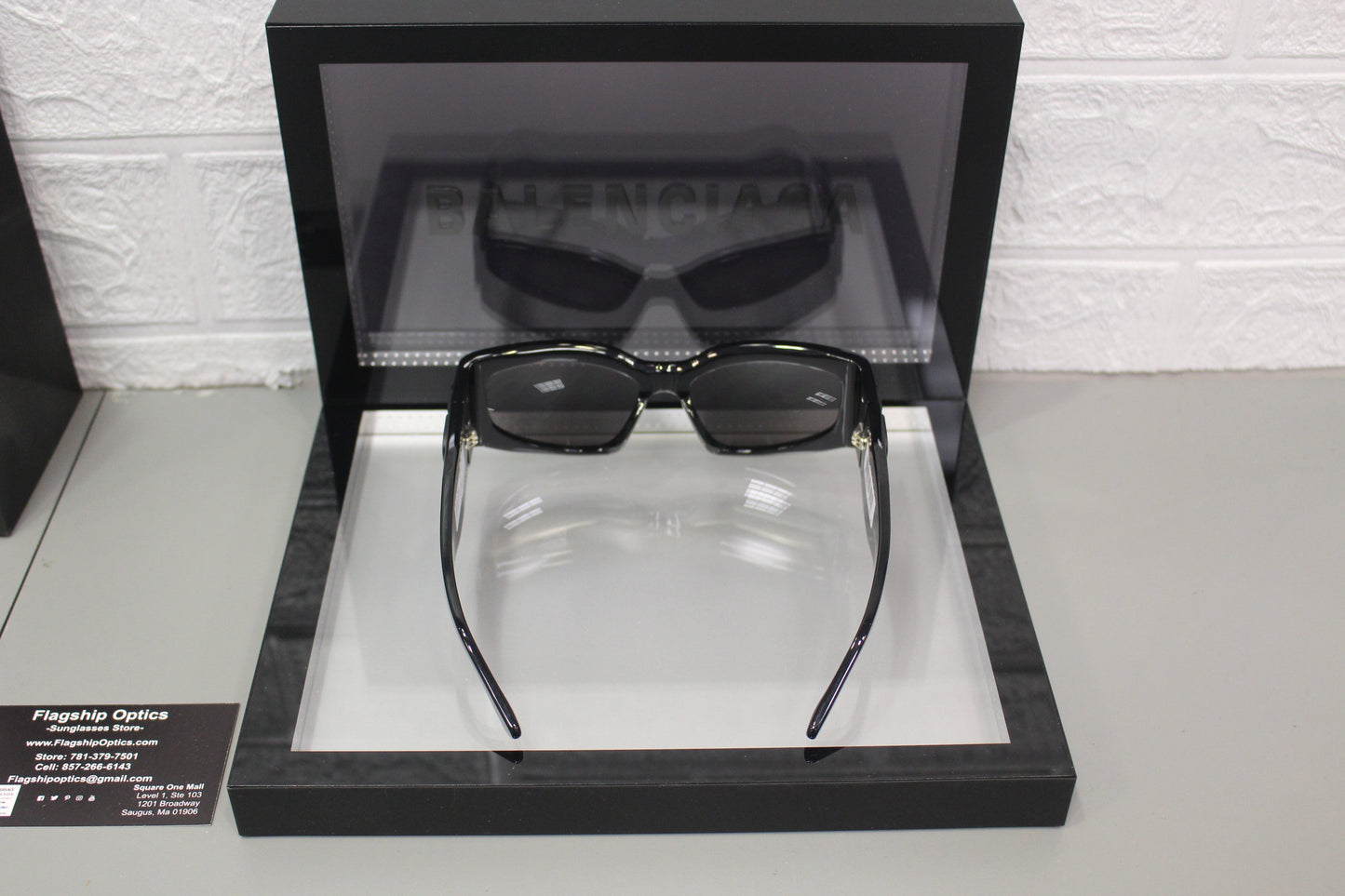 Balenciaga BB0321S-001 Women’s Sunglasses – Recycled Acetate, 57mm