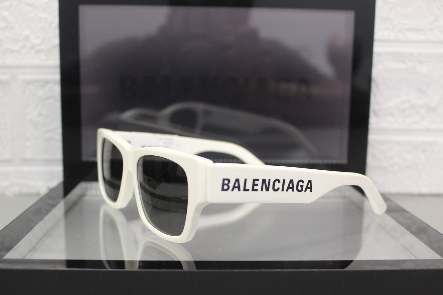 Balenciaga BB0262SA-003 Unisex Sunglasses – Recycled Acetate, 56mm