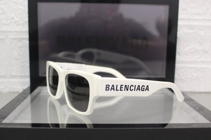 Balenciaga BB0262SA-003 Unisex Sunglasses – Recycled Acetate, 56mm