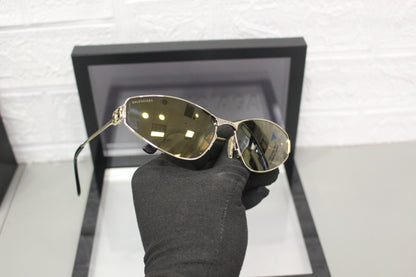 Balenciaga BB0335S-003 Women’s Sunglasses – Metal Frame, 65mm