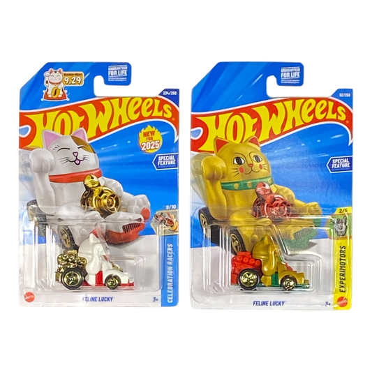 Hot Wheels Feline Lucky - Set of 2