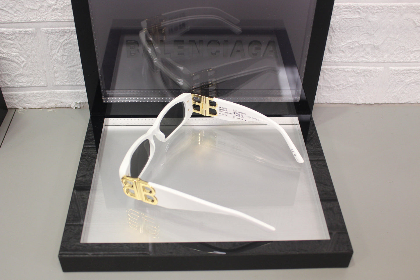 Balenciaga BB0096S-011 Women’s Sunglasses – Recycled Acetate, 51mm