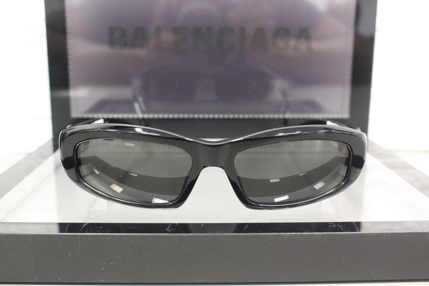 BALENCIAGA BB0408S-001 58 SUNGLASS MAN RECYCLED ACE