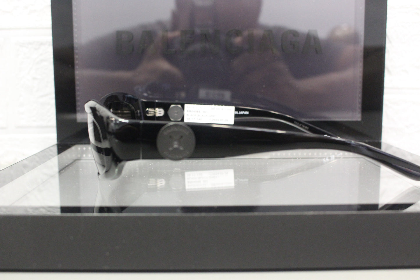 BALENCIAGA BB0408S-001 58 SUNGLASS MAN RECYCLED ACE