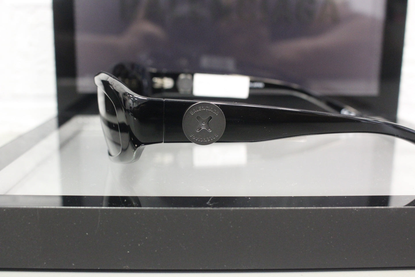 BALENCIAGA BB0408S-001 58 SUNGLASS MAN RECYCLED ACE
