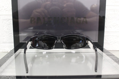 BALENCIAGA BB0408S-001 58 SUNGLASS MAN RECYCLED ACE