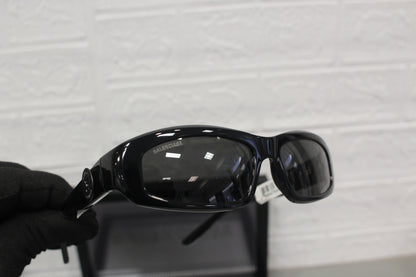 BALENCIAGA BB0408S-001 58 SUNGLASS MAN RECYCLED ACE