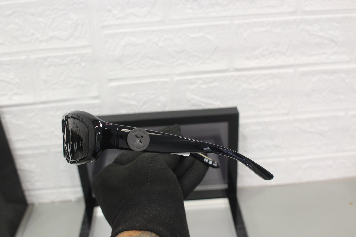BALENCIAGA BB0408S-001 58 SUNGLASS MAN RECYCLED ACE