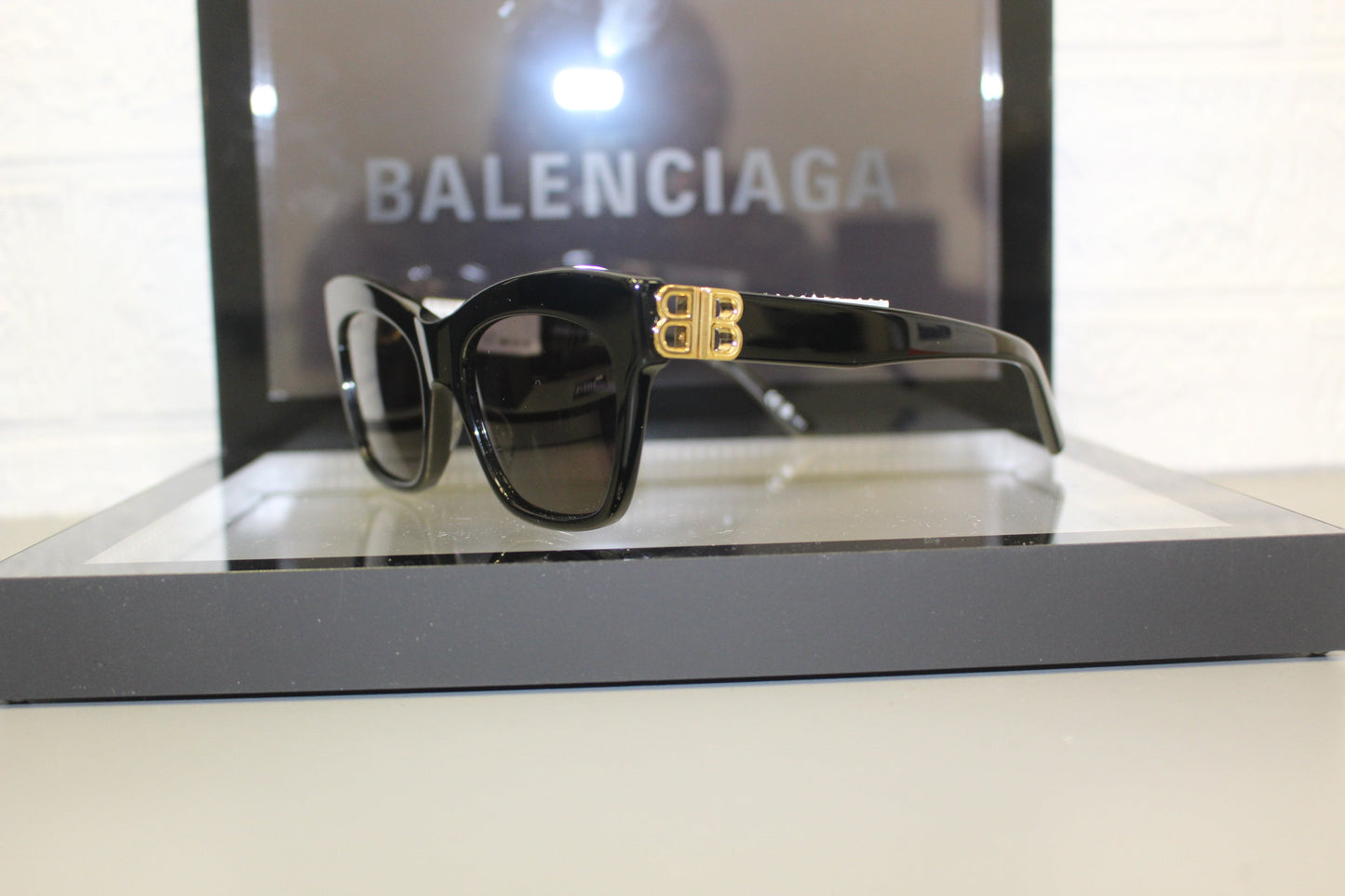 Balenciaga BB0132S-001 Women’s Sunglasses – Recycled Acetate, 53mm A