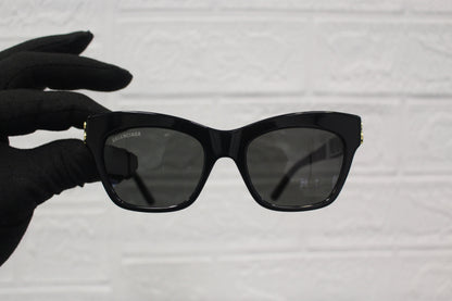 Balenciaga BB0132S-001 Women’s Sunglasses – Recycled Acetate, 53mm A