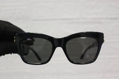 Balenciaga BB0132S-001 Women’s Sunglasses – Recycled Acetate, 53mm A
