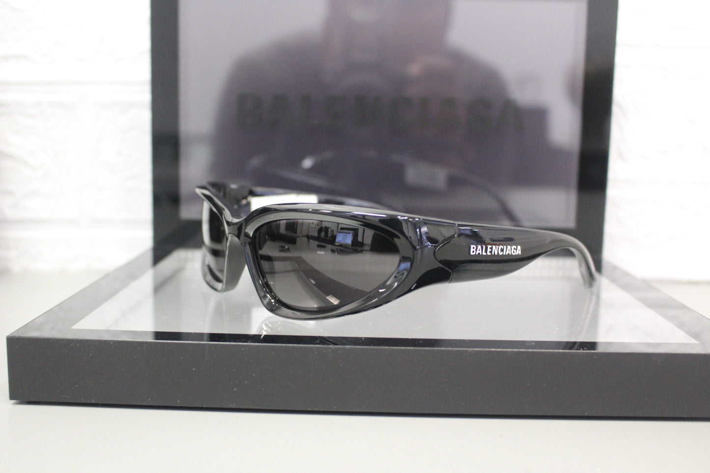 BALENCIAGA BB0157S-001 65 SUNGLASS MAN BIO INJECTION