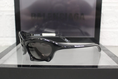 Balenciaga BB0229S-001 Men’s Sunglasses – Bio-Injection Frame, 59mm