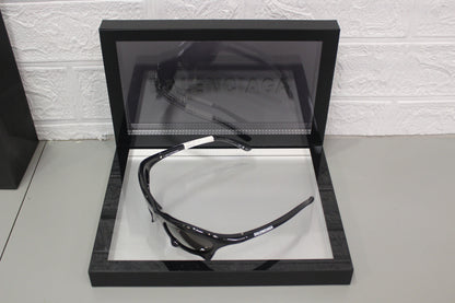 Balenciaga BB0229S-001 Men’s Sunglasses – Bio-Injection Frame, 59mm