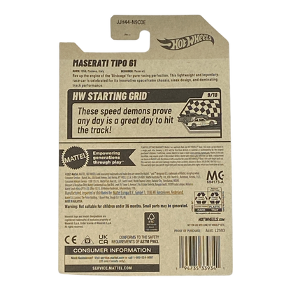 Hot Wheels Maserati Tipo 61 – HW Starting Grid Series 9/10