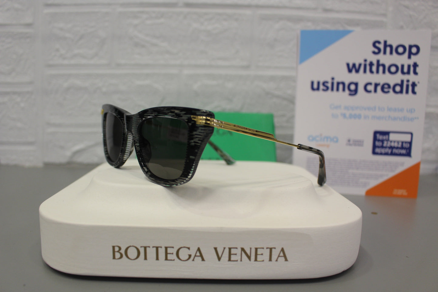 Bottega Veneta BV1369S-003 Women’s Sunglasses – Recycled Acetate, 50mm