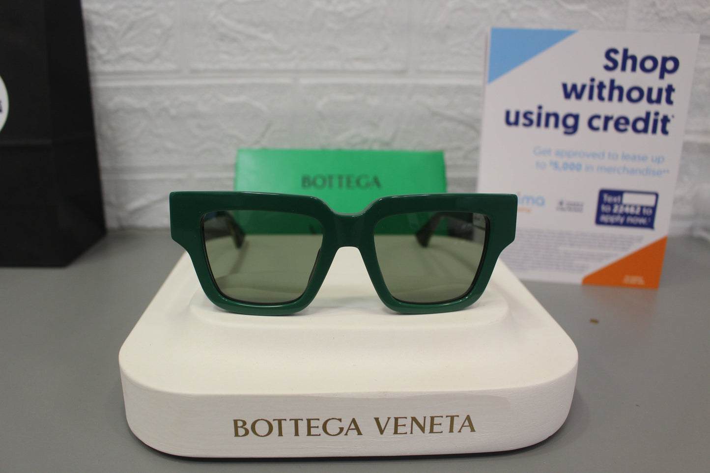 BOTTEGA VENETA BV1276S-003 52 SUNGLASS WOMAN  RECYCLED A
