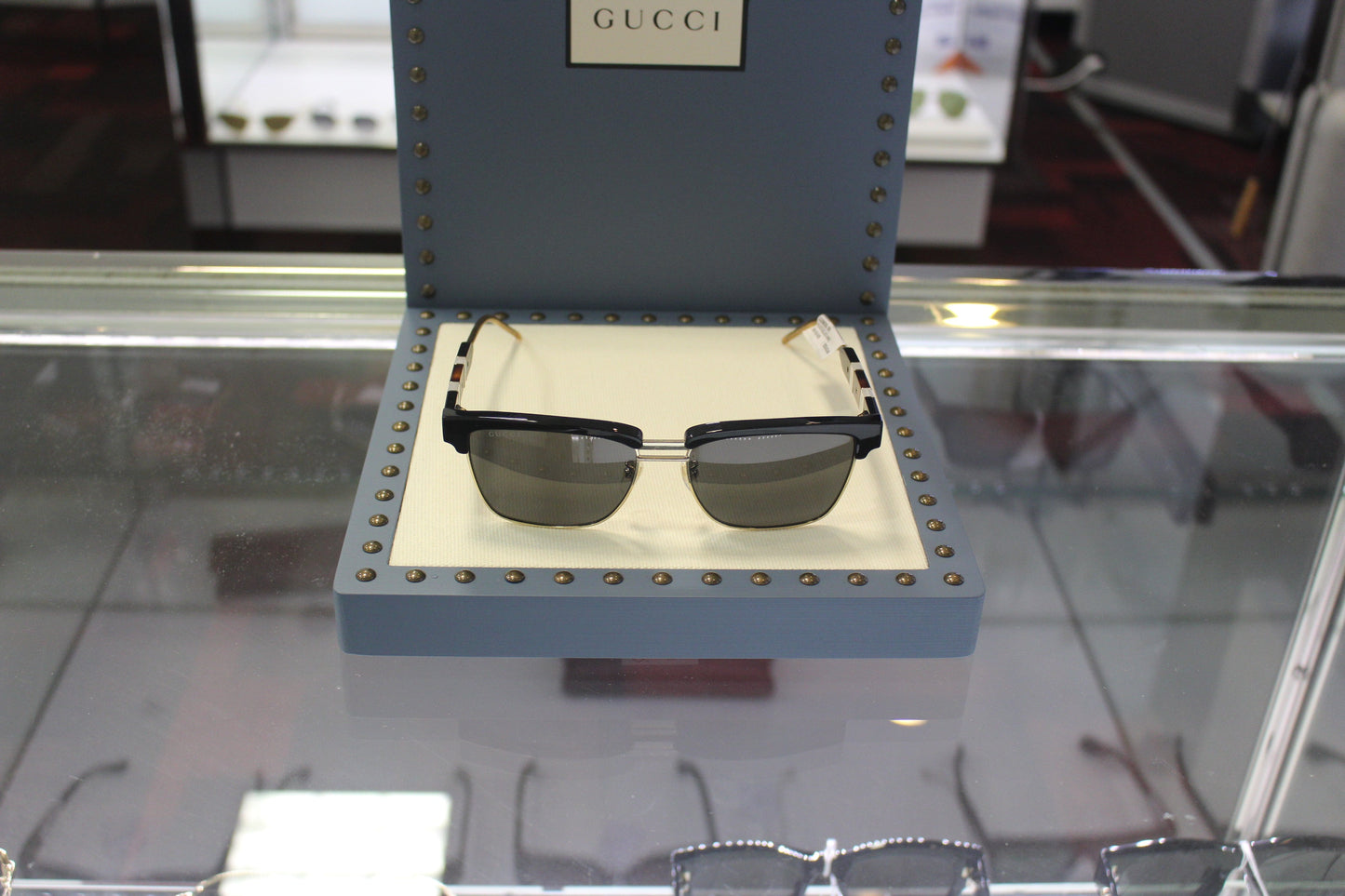 Gucci GG0603S-001 56 Men’s Sunglasses | Black Acetate/Metal Frame | Authentic Luxury (UPC 889652255415)